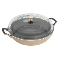 Staub ® Sesame 3.5-Qt Braiser with Glass Lid