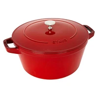 Staub ® Cherry Red 4-Piece Stackable Cookware Set