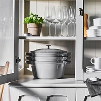 Staub ® Graphite Grey 4-Piece Stackable Cookware Set