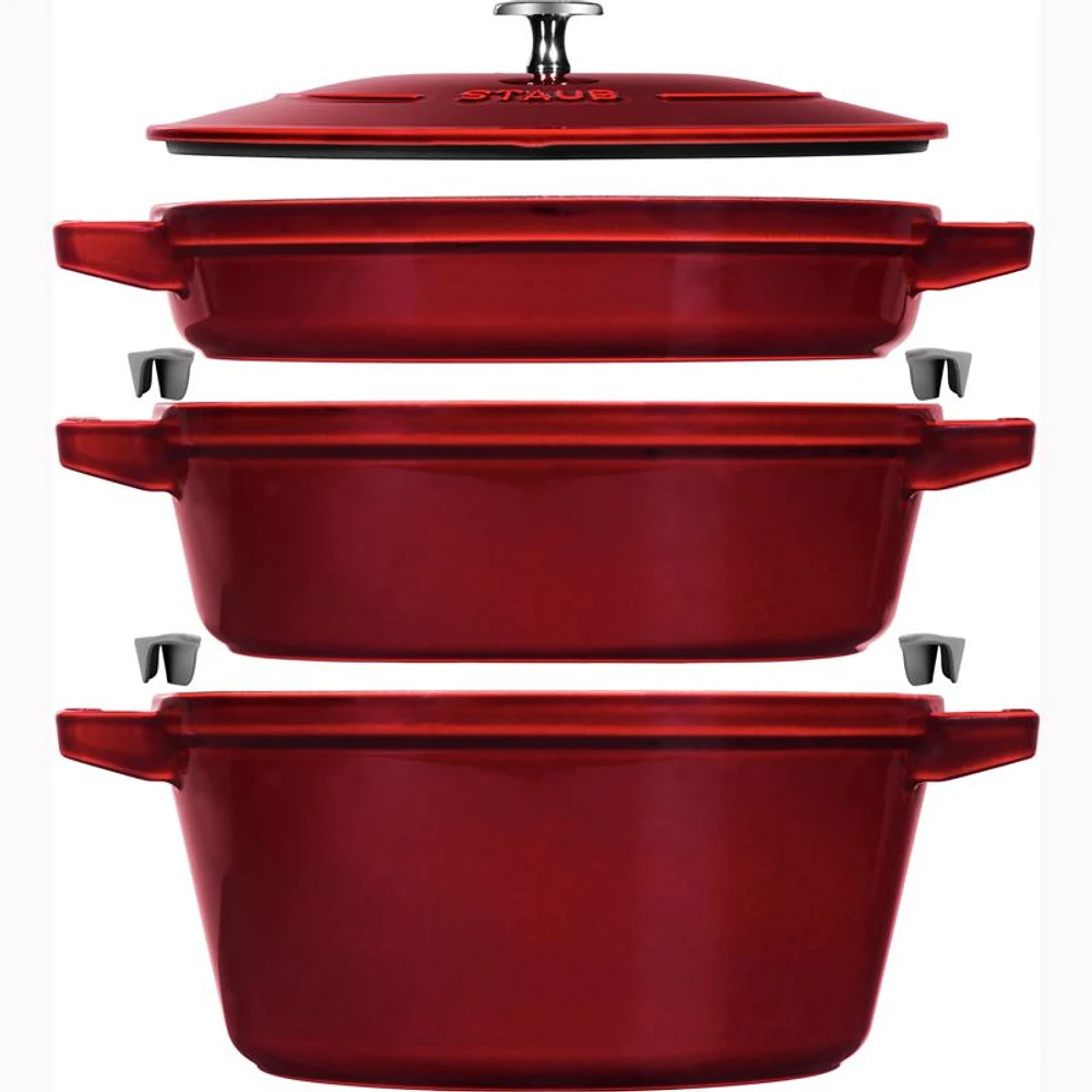Staub ® Grenadine 4-Piece Stackable Cookware Set