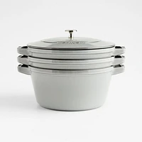 Staub ® Graphite Grey 4-Piece Stackable Cookware Set
