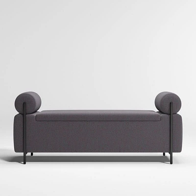 Steen Blue Storage Bench