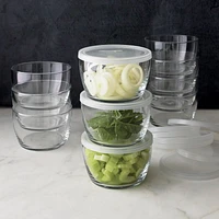 Clear Glass Bowl with Lid