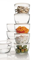 Clear Glass Bowl with Lid