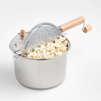 Stainless Steel 6-Qt. Stovetop Popcorn Popper