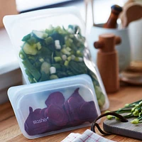 Stasher Clear Reusable Silicone Snack Bag
