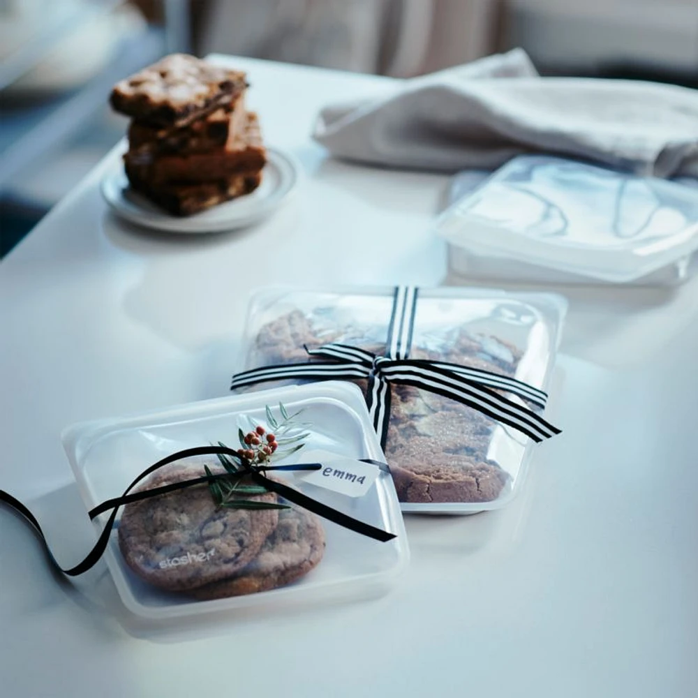 Stasher Clear Reusable Silicone Sandwich Bag