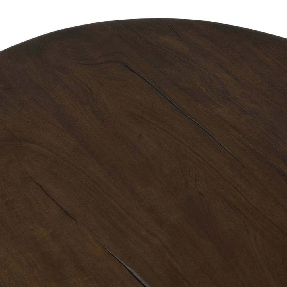 Stuart Aged Belgium Bleach Wood Nesting Round Coffee Tables