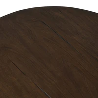 Stuart Aged Belgium Bleach Wood Nesting Round Coffee Tables