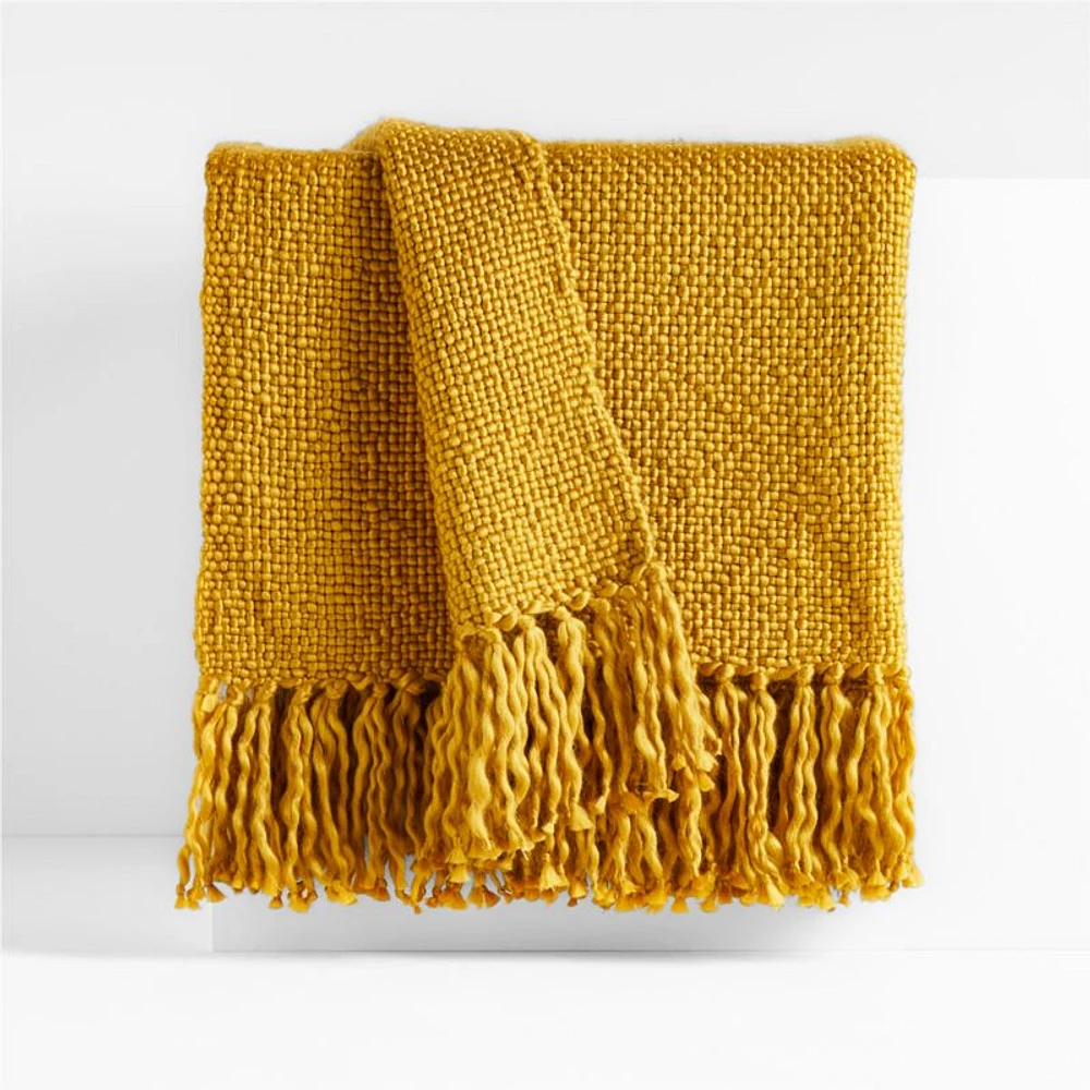 Styles 70"x55" Ochre Throw Blanket