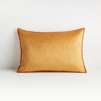 Styria Amber 22"x15" Throw Pillow with Down-Alternative Insert