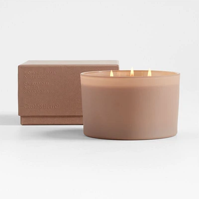 Monochrome No. 4 Suede -Wick Scented Candle - Cardamom