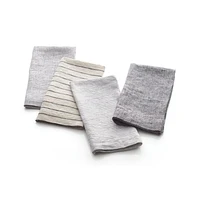 Suits Linen Cloth Dinner Napkins, Set of 4