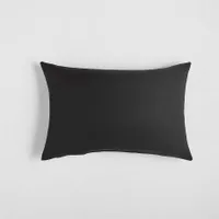 Sunbrella ® Canvas Black Outdoor 20"x13" Pillow