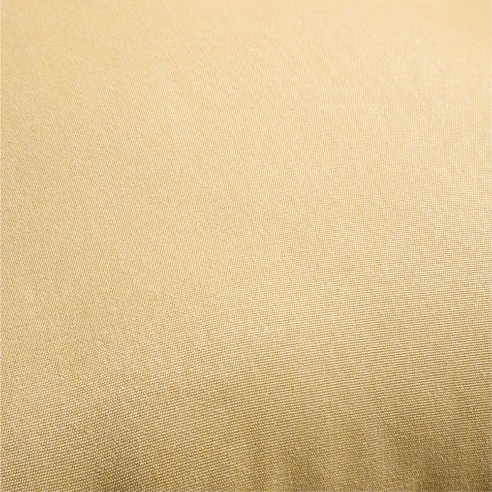 Sunbrella ® Canvas 20"x20" Wheat Yellow Outdoor Throw Pillow