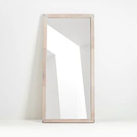 Sune Whitewashed Wood Floor Mirror