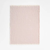 Supersoft Organic Cotton Gauze Classic Mauve Pink Baby Stroller Blanket