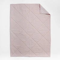 Supersoft Lilac Rose Cotton Gauze Kids Twin Quilt