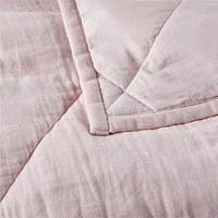 Supersoft Lilac Rose Cotton Gauze Kids Twin Quilt