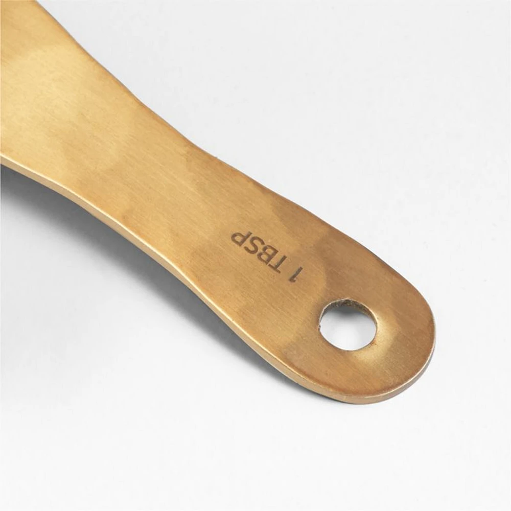 Susu Gold Metallic Measuring Spoons, Set of 4 by Eric Adjepong