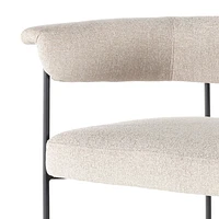 Sutter Beige Bouclé Bar Stool