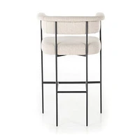 Sutter Beige Bouclé Bar Stool