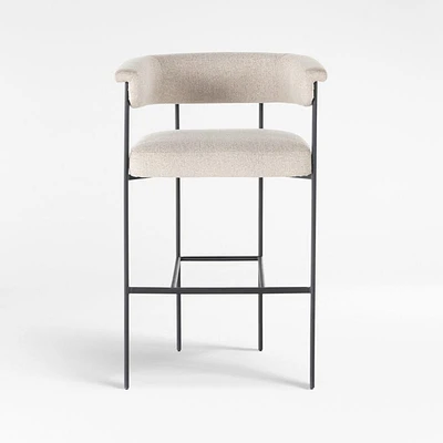 Sutter Beige Bouclé Bar Stool