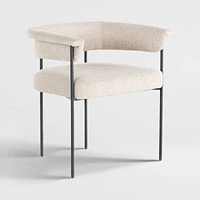 Sutter Beige Bouclé Dining Chair