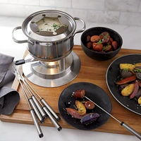 Swissmar Arosa 11-Piece Stainless Steel Fondue Set