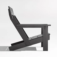Takagi Black Recycled Outdoor Adirondack Chair