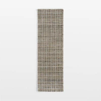 Talence Performance Checkered Sand Beige Runner Rug 2'10"x9'