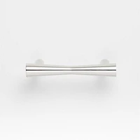 Tapered 3" Polished Chrome Cabinet Drawer Bar Pull