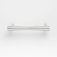 Tapered 4" Polished Chrome Cabinet Drawer Bar Pull