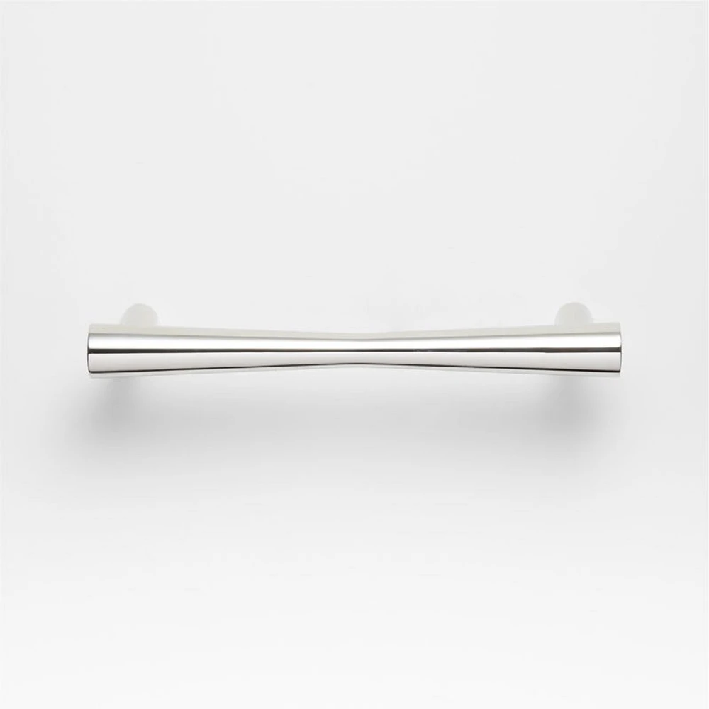 Tapered 5" Polished Chrome Cabinet Drawer Bar Pull