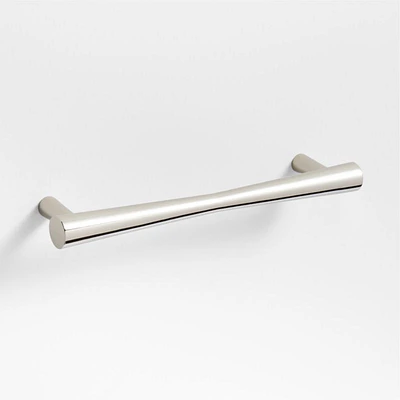 Tapered 6" Polished Chrome Cabinet Drawer Bar Pull