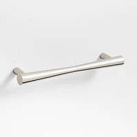 Tapered 6" Polished Chrome Cabinet Drawer Bar Pull