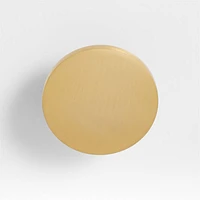 Tapered Brushed Brass Cabinet Knob