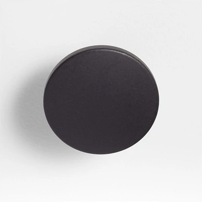 Tapered Matte Black Cabinet Knob