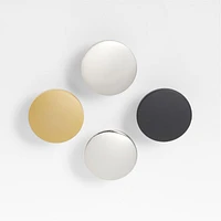Tapered Matte Black Cabinet Knob