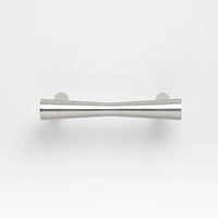 Tapered 3" Brushed Nickel Cabinet Drawer Bar Pull