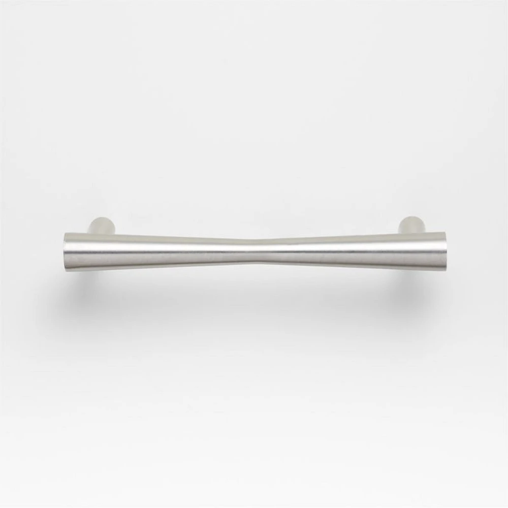 Tapered 5" Brushed Nickel Cabinet Drawer Bar Pull