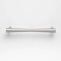 Tapered 6" Brushed Nickel Cabinet Drawer Bar Pull