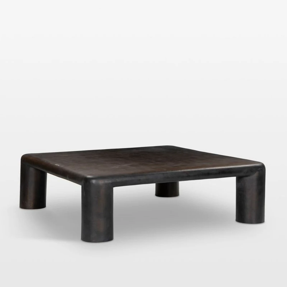 Targon Bronze Aluminum 48" Indoor/Outdoor Square Coffee Table