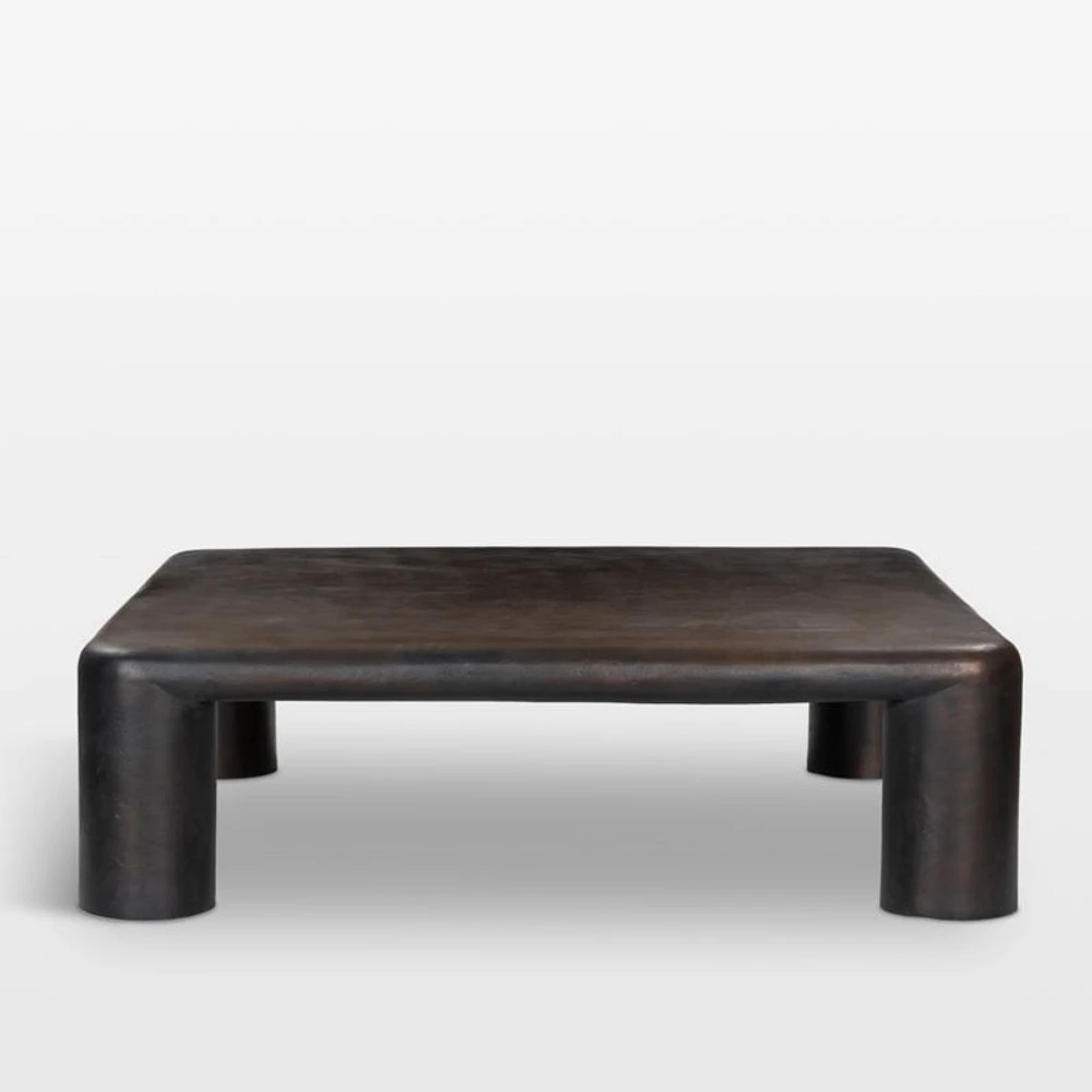 Targon Bronze Aluminum 48" Indoor/Outdoor Square Coffee Table