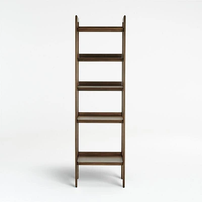 Tate Walnut Storage Bookshelf