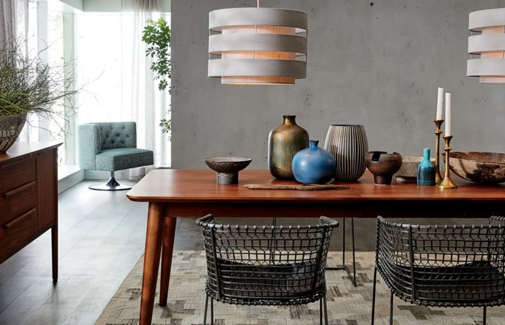 Tig Metal Barrel Dining Chair