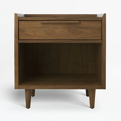 Tate 23" Walnut Nightstand