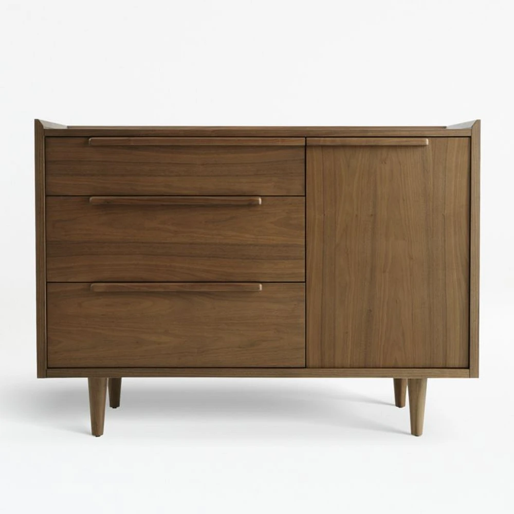 Tate Walnut 3-Drawer Chest
