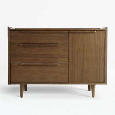 Tate Walnut 3-Drawer Chest