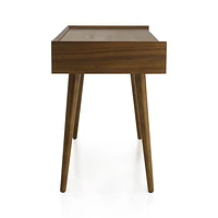 Tate 60" Walnut Desk with Outlet